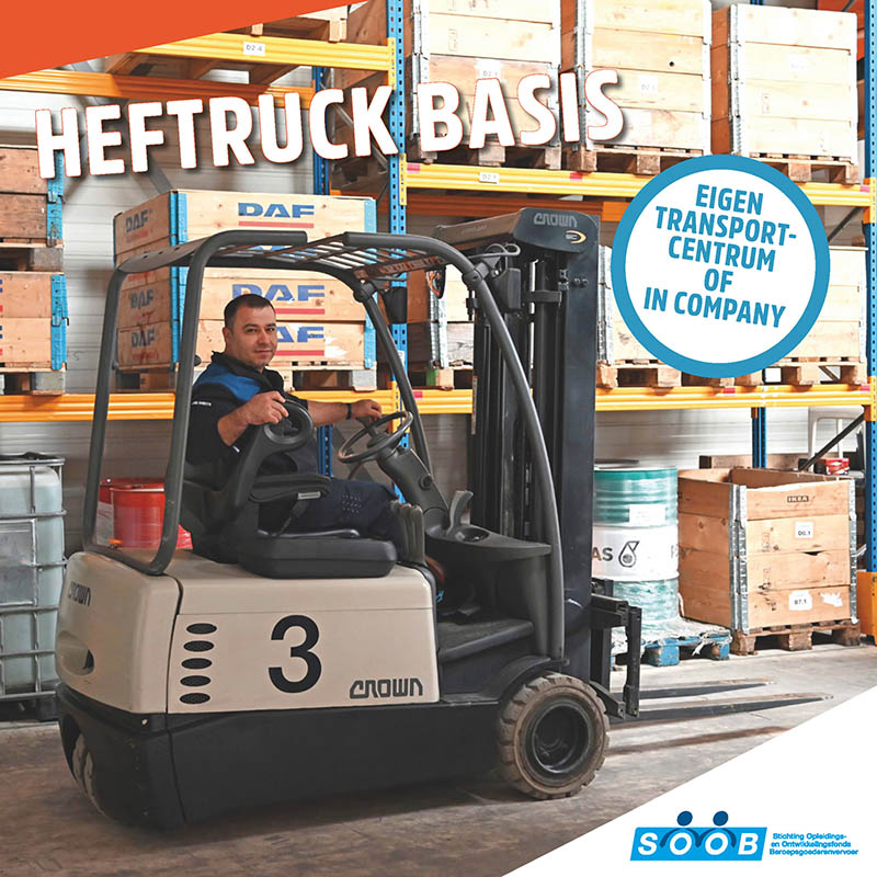 Met een heftruck basis opleiding behaal je je heftruckcertificaat.