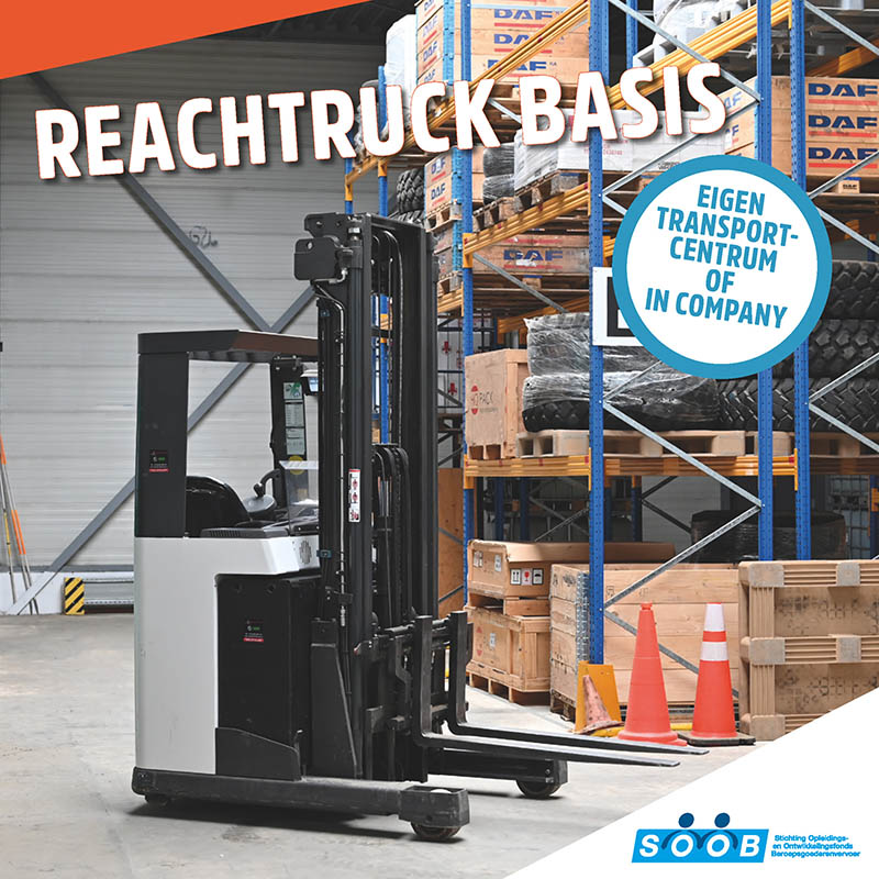 Met een reachtruck basis opleiding behaal je je reachtruckcertificaat.