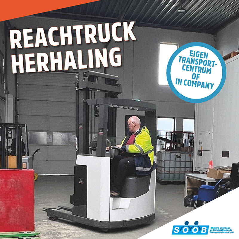 Met een reachtruck herhaling opleiding verleng je je reachtruckcertificaat.