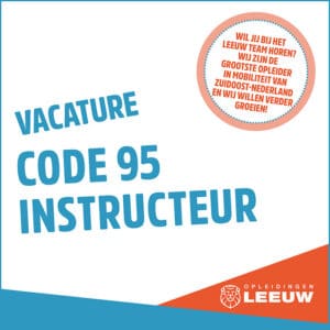 vacature instructeur code 95 vacature code 95 instructeur